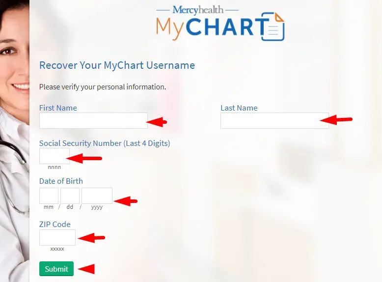 Recover Your MyChart Username 